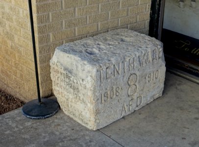 Cornerstone - Austin Fire Museum - Austin, Texas - DSC09309