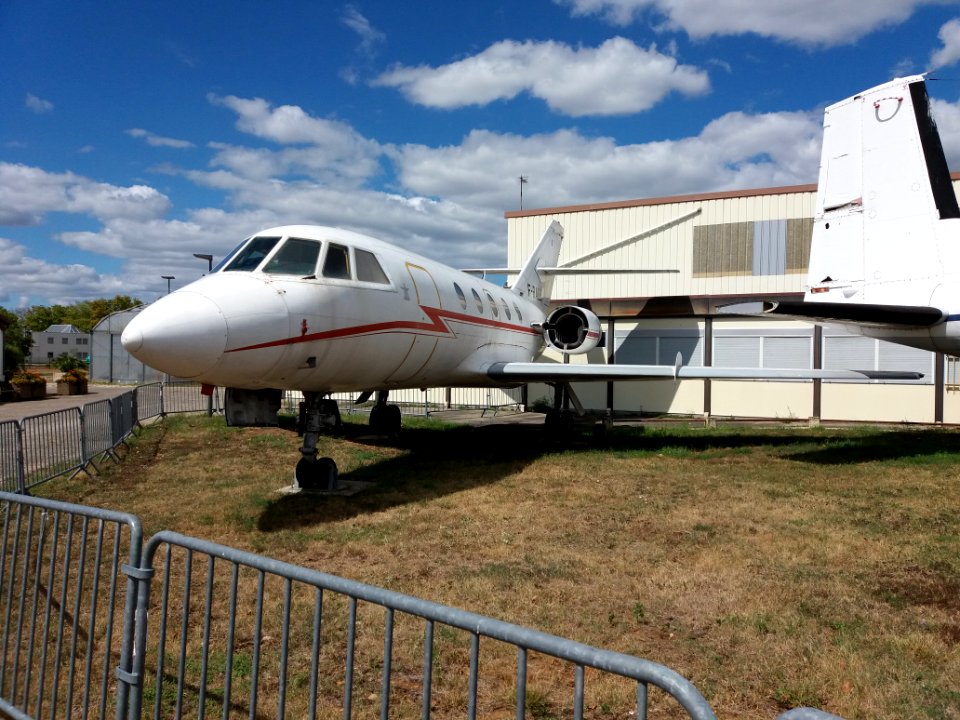 Corbas - Aérodrome - Avion Falcon, flotte de François Mitterrand