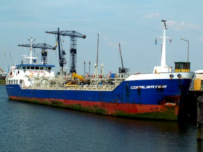 Coral Water IMO 9004164 docked at the Botlek harbour 18-Jun-2006