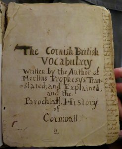 Cornish British Vocabulary by William Hals