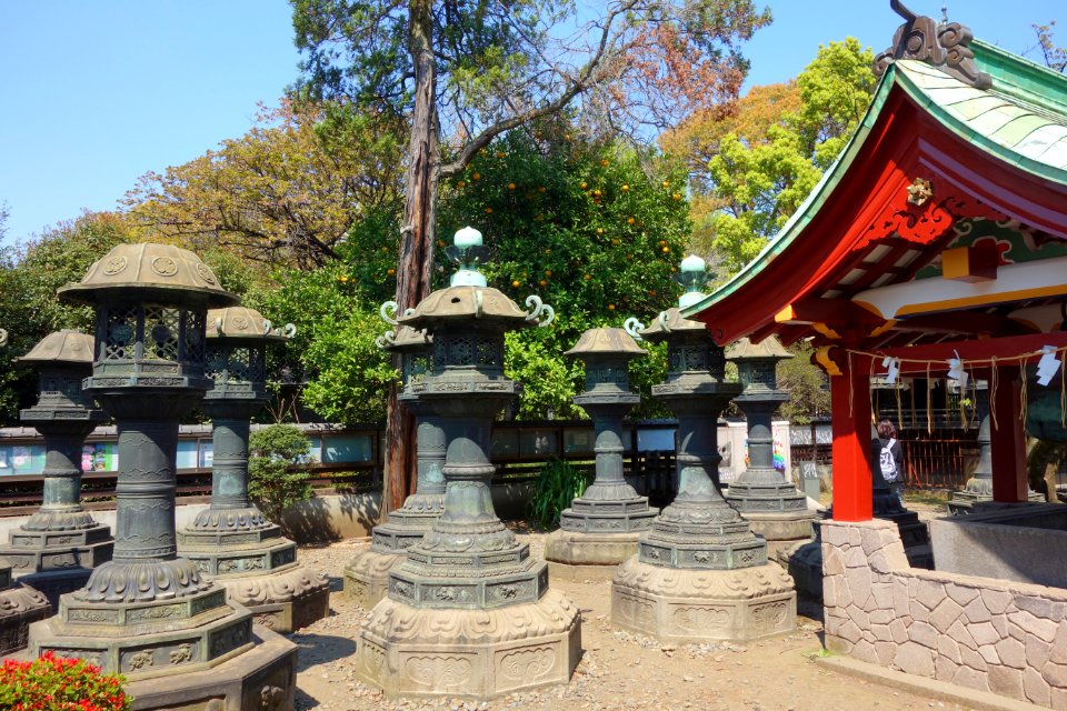 Copper lanterns - Ueno Tōshō-gū - DSC02021