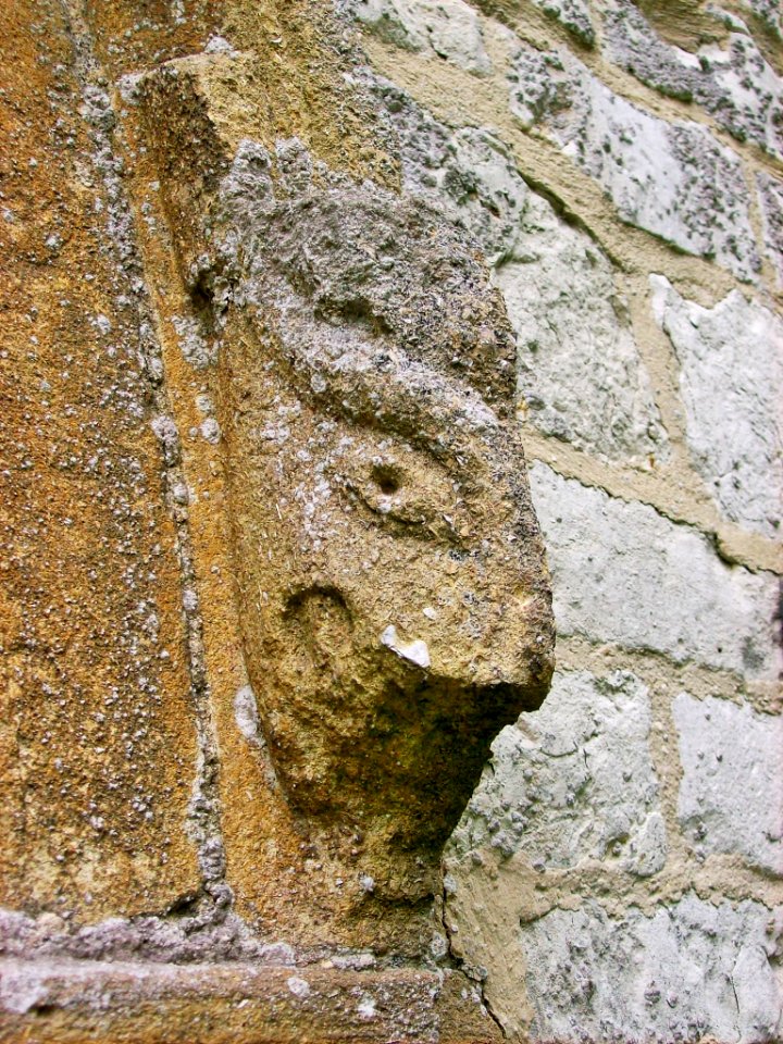 Corbel, All Saints, Woolstone
