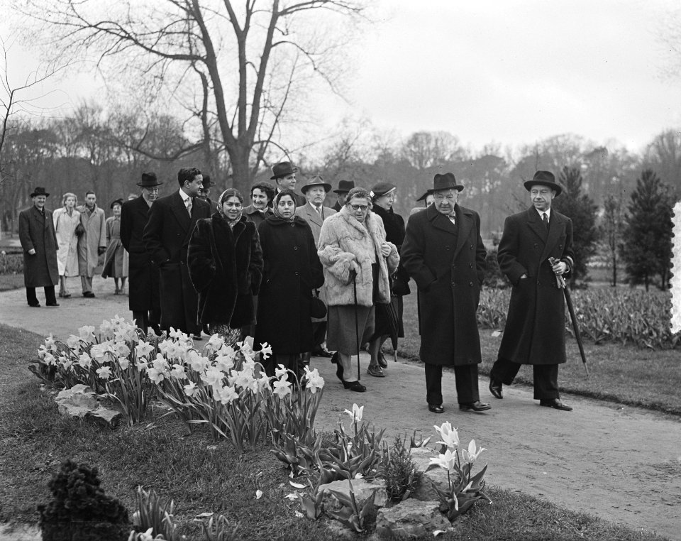 Corps diplomatique bezoekt Flora, Bestanddeelnr 905-6649