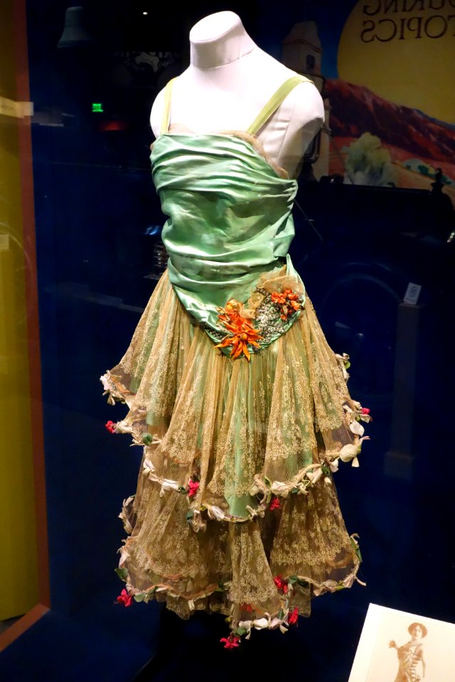 Costume worn by La Estrellita (Stella Hurting), dancer, 1910s - Oakland Museum of California - DSC05192