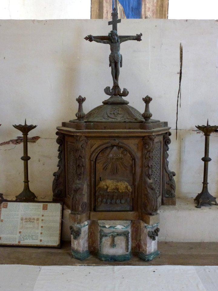 Corny-Machéroménil (Ardennes) église de Machéroménil, tabernacle