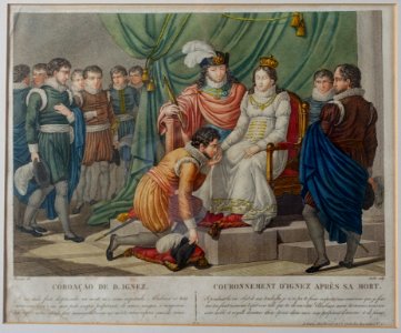Coronation of Inês de Castro after her death, Duthe, Paris - Hotel Quinta das Lágrimas - Coimbra, Portugal - DSC09593