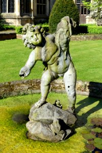Courtyard boy - Rushton Hall - Northamptonshire, England - DSC09498