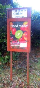 Copthorne Chapel, Copthorne (August 2016) (Signboard)