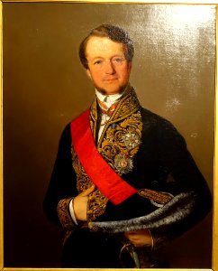 Count Athanasius Raczynski by Augusto Roquemont, 1845, oil on canvas - Museu Nacional de Soares dos Reis - Porto, Portugal - DSC00695