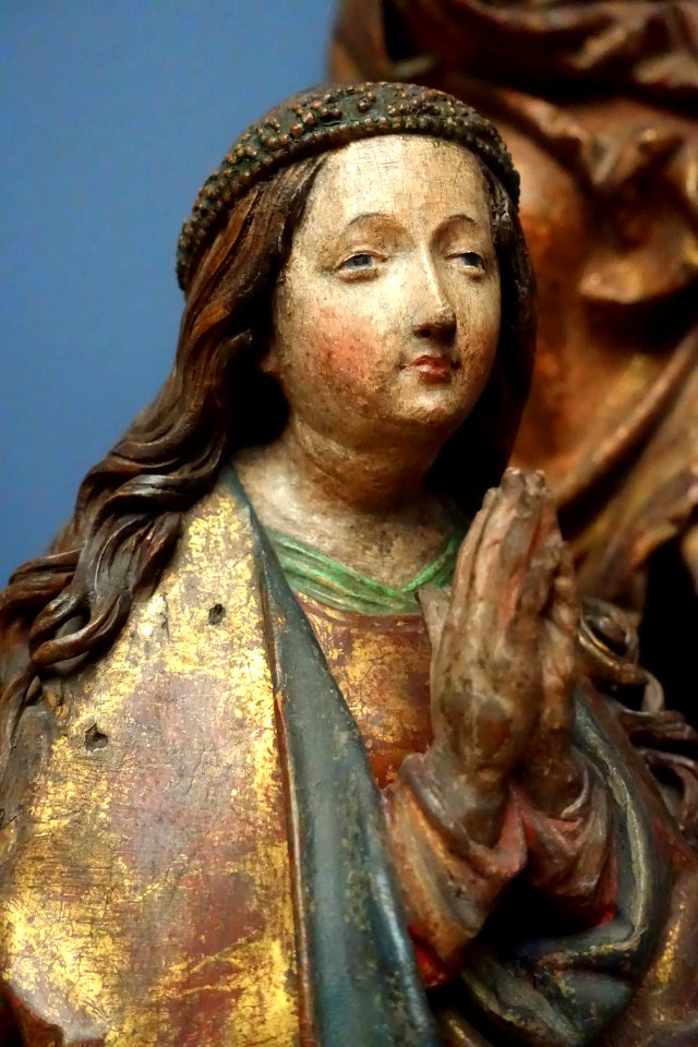 Coronation of the Virgin by Jorg Lederer, view 2, c. 1525, linden wood - Bode-Museum - DSC03076