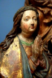 Coronation of the Virgin by Jorg Lederer, view 2, c. 1525, linden wood - Bode-Museum - DSC03076