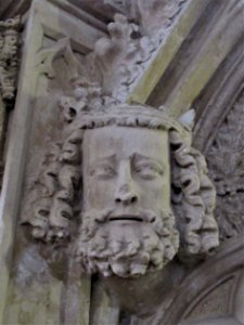 Corbel, tomb of Stephen Alard, Winchelsea 01
