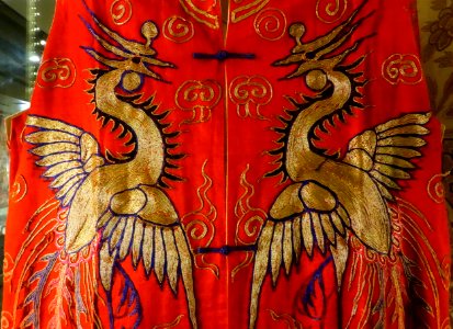 Costume detail, Cantonese Opera - Museum of Anthropology, University of British Columbia - DSC09245