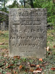 Coulter (Jonathan), Bethany Cemetery, 2015-10-09, 01