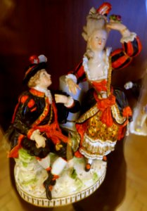 Couple, unidentified, porcelain - Musei Capitolini - Rome, Italy - DSC05949
