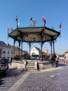 Cousolre (Nord, Fr) kiosque à musique