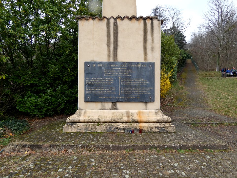 Couzon-au-Mont-d'Or - La Vénagère - Madone de Couzon - Plaque
