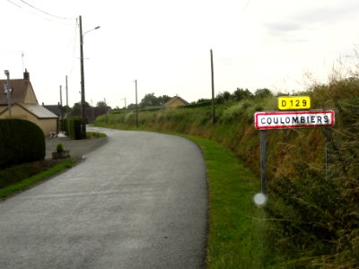 Coulombiers (Sarthe) entrée