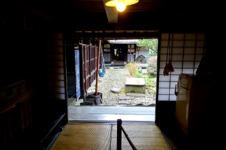 Courtyard - Hirata Folk Art Museum - Takayama, Gifu, Japan - DSC06705