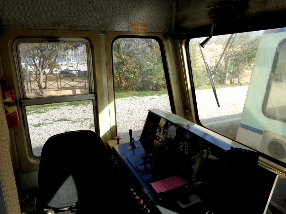 Corsian DMU driver's cab