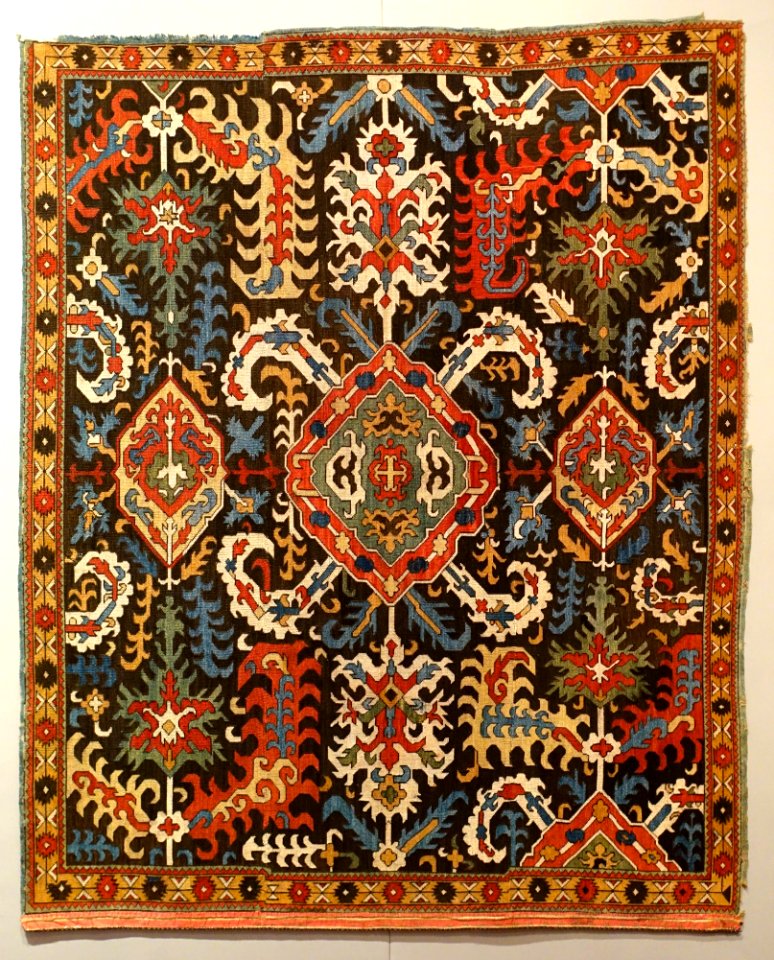 Cover, Caucasus, 18th century or earlier, silk, cotton - Textile Museum, George Washington University - DSC09521