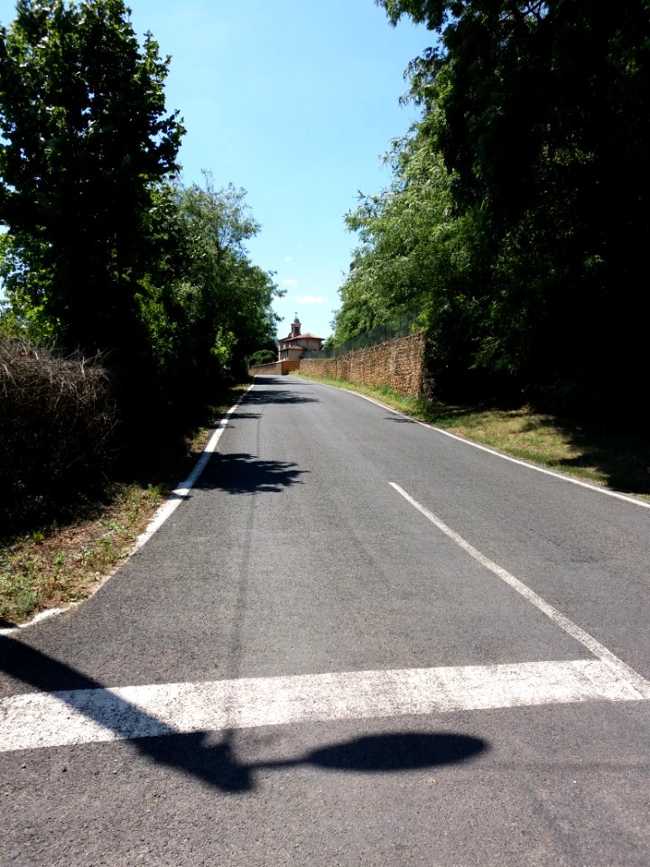Couzon-au-Mont-d'Or - Rue Chanoine Villion, depuis le chemin des Carrières