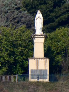 Couzon-au-Mont-d'Or - La Vénagère - Madone de Couzon - Vue depuis Rochetaillée-sur-Saône
