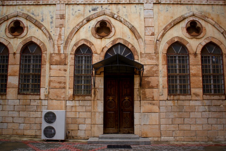 Courtyard of the Church of Saint George in alQosh 10
