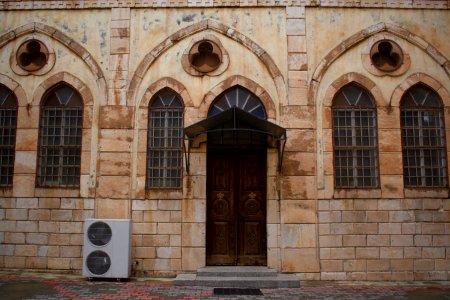 Courtyard of the Church of Saint George in alQosh 10