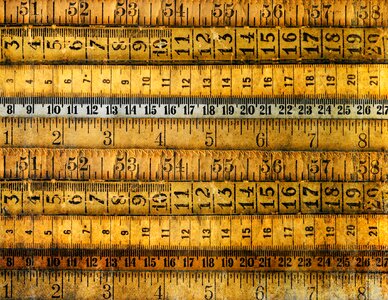 Yardstick tape ruler photo