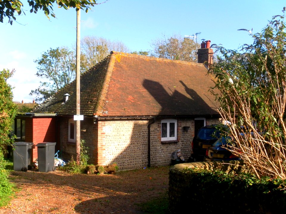 Cottage at Langney Priory, Langney, Eastbourne (NHLE Code 1043640) (October 2012)