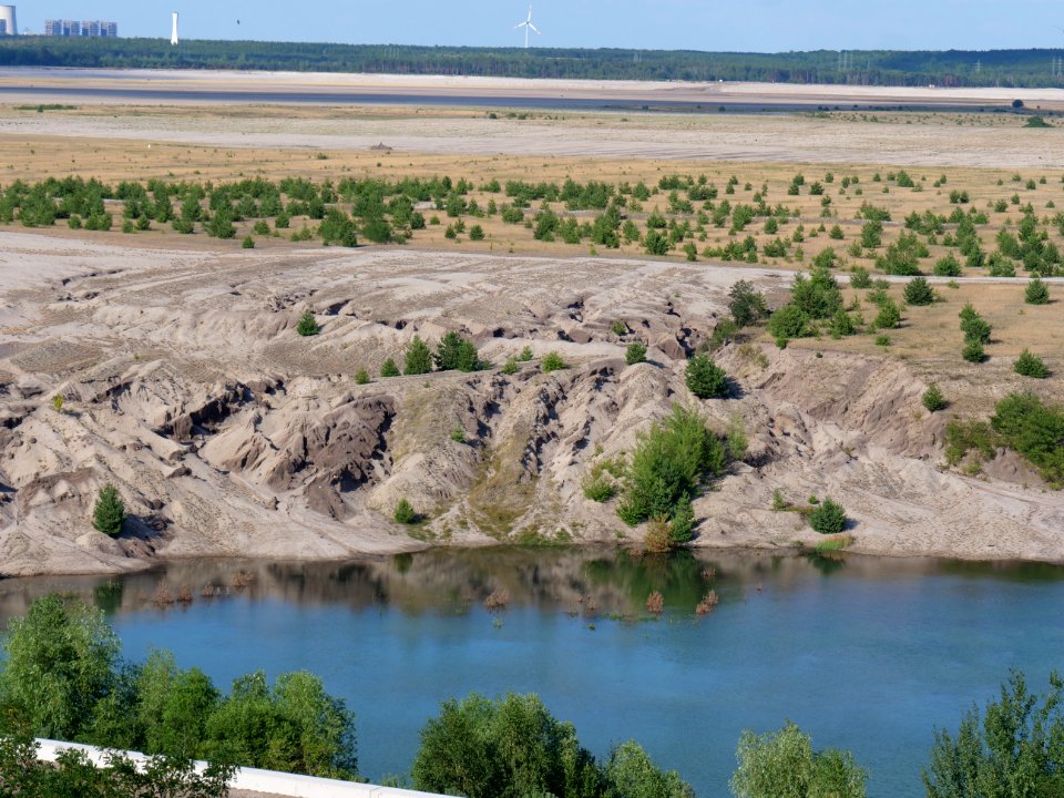 Cottbuser Ostsee from Aussichtsturm Merzdorf in july 2019 23