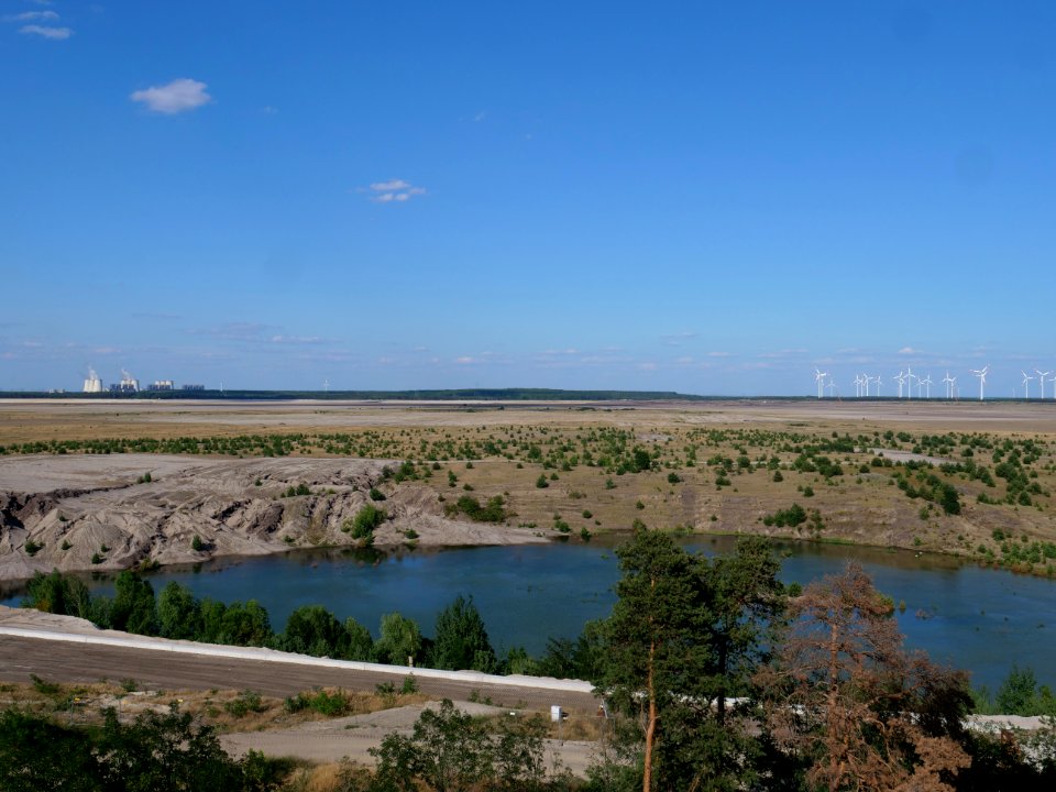 Cottbuser Ostsee from Aussichtsturm Merzdorf in july 2019 19