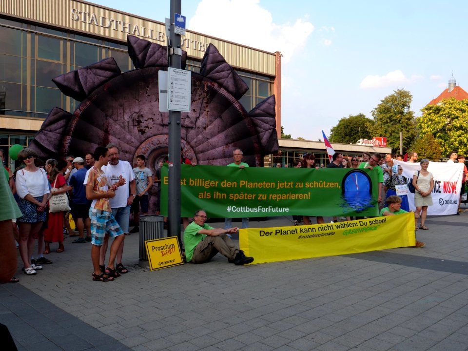 CottbusForFuture demonstration 30-08-2019 06