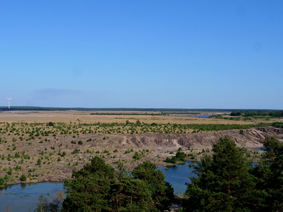 Cottbuser Ostsee from Aussichtsturm Merzdorf in july 2019 18