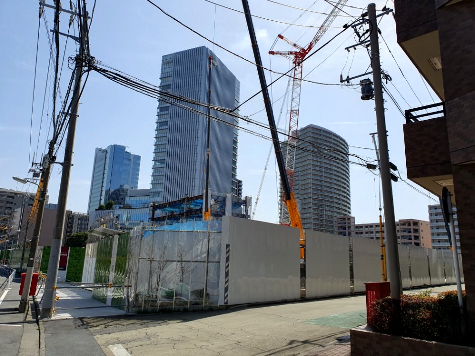 Construction in Gotanda