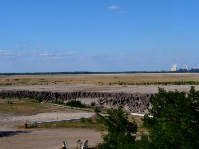 Cottbuser Ostsee from Aussichtsturm Merzdorf in july 2019 02