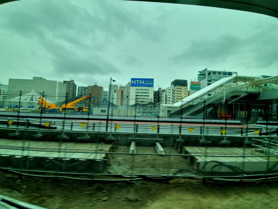 Construction near Takanawa gateway