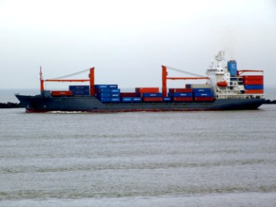 CONTAZ ANKARA IMO 8801345 leaving Port of Rotterdam 04-Mar-2007