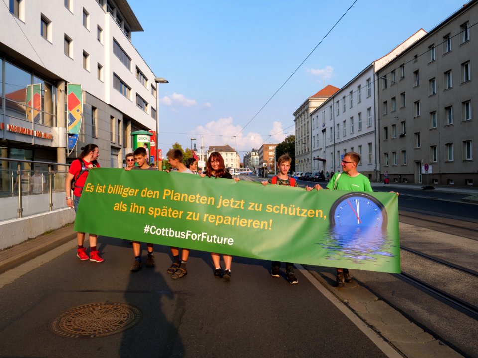 CottbusForFuture demonstration 30-08-2019 08