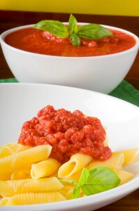 Bolognese close-up cuisine