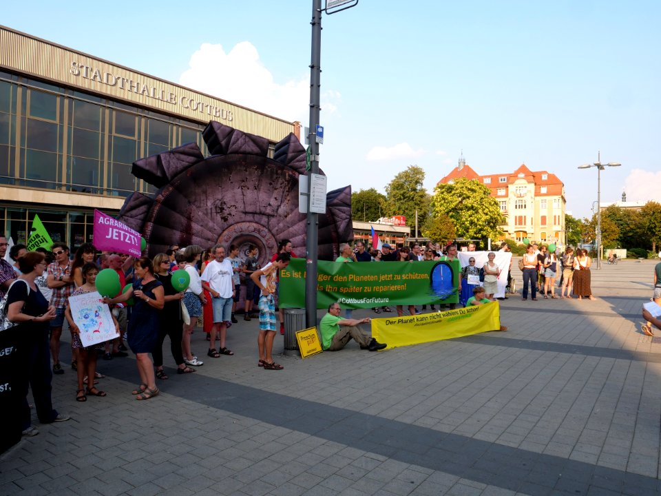 CottbusForFuture demonstration 30-08-2019 05