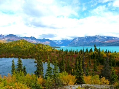 Colorful fall scenic
