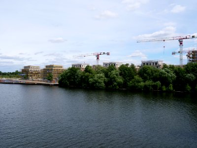 Construction site Daumstraße from Spandauer-See-Brücke 2019-07-04 06 photo