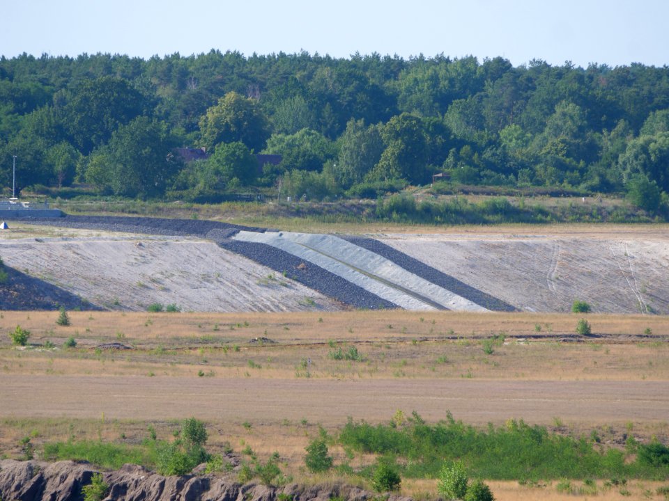 Cottbuser Ostsee from Aussichtsturm Merzdorf in july 2019 08