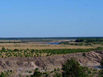Cottbuser Ostsee from Aussichtsturm Merzdorf in july 2019 17