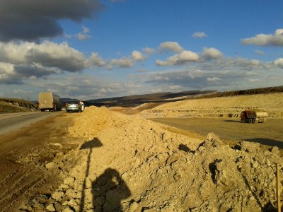 Construction section Bakhchisaray - Sevastyanovka, 2018. 08