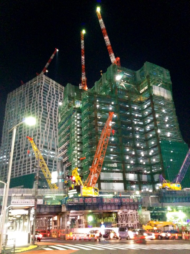 Construction in Shibuya 2017