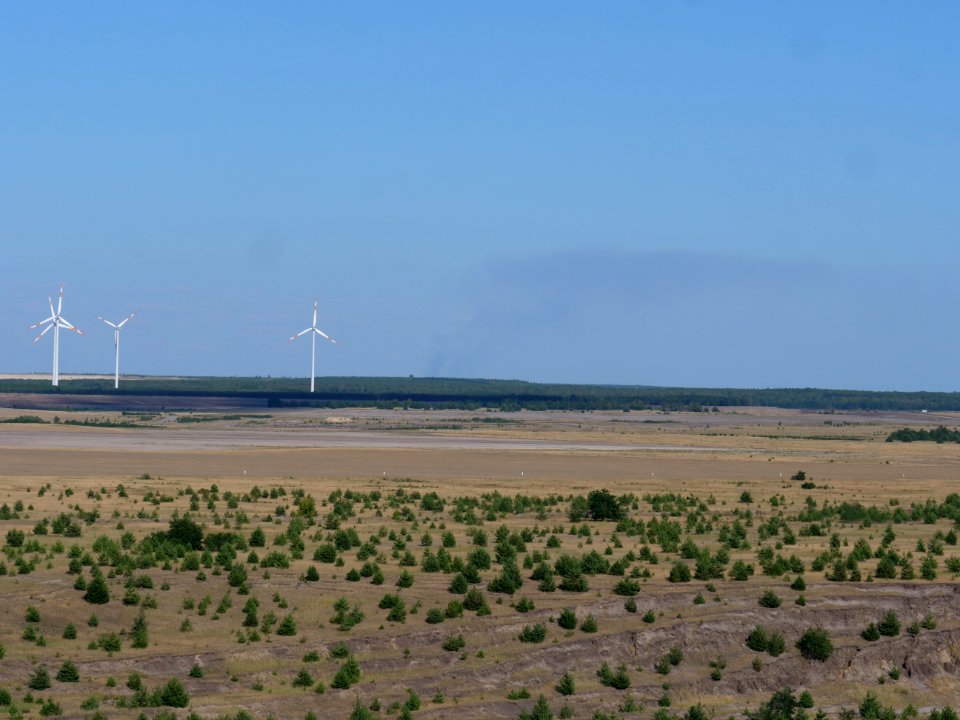 Cottbuser Ostsee from Aussichtsturm Merzdorf in july 2019 16