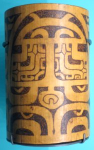 Container for tattoo tools, Pua Mau Valley, Marquesas Islands, Bishop Museum, B.05280